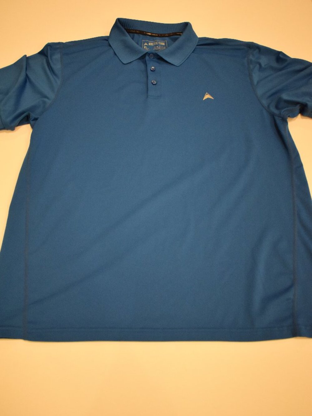 Arctic Cool Men’s XL Blue Performance Polo Shirt Moisture Wicking Cooling Golf A